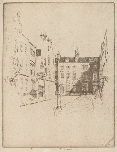 Cowley Street, Westminster af Joseph Pennell