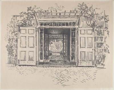 Døråbning, Wyck af Joseph Pennell