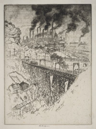 Edgar Thomson-værkerne, Bessemer af Joseph Pennell