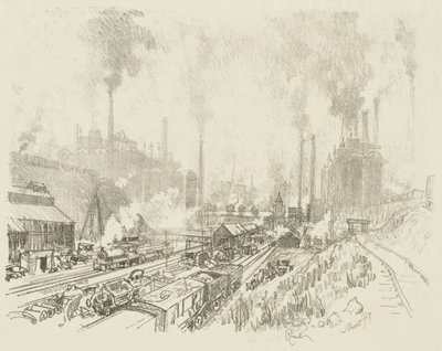 Engelsk War Work: In the Land of Iron and Steel af Joseph Pennell