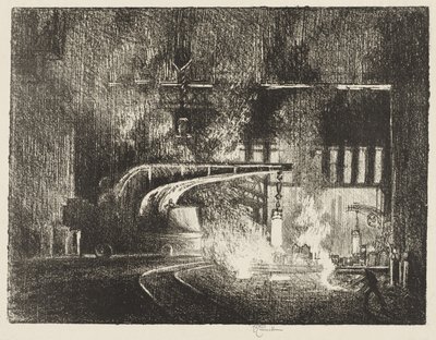 Engelsk War Work: The Perambulator af Joseph Pennell