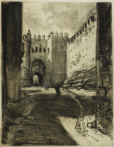 Gateway, Segovia af Joseph Pennell