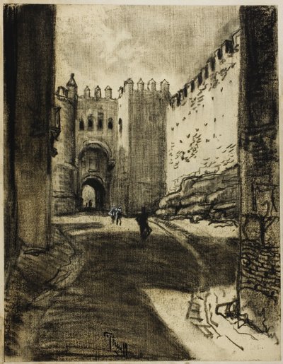 Gateway, Segovia af Joseph Pennell
