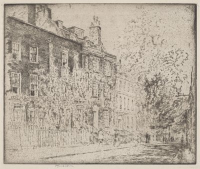 Great College Street, Westminster af Joseph Pennell