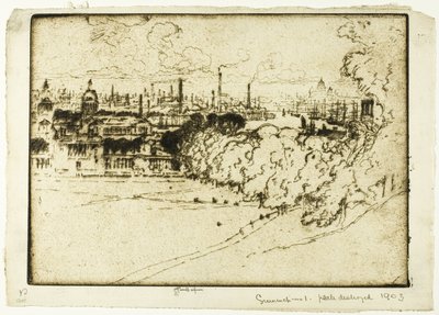 Greenwich Park, nr. 1 af Joseph Pennell