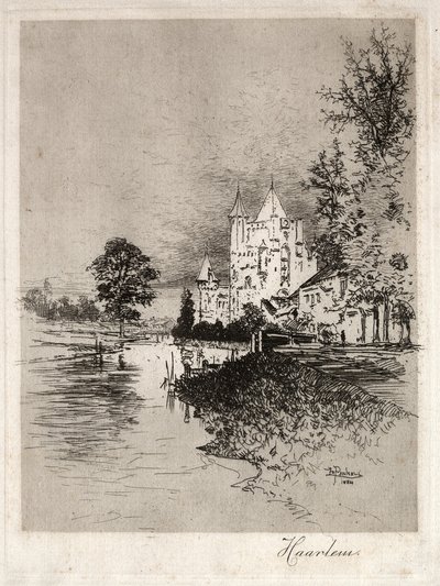 Haarlem, 1884. af Joseph Pennell