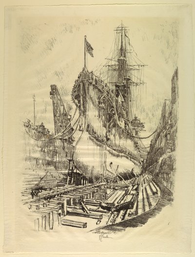 I tørdokken af Joseph Pennell