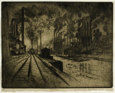 I Værket, Homestead af Joseph Pennell