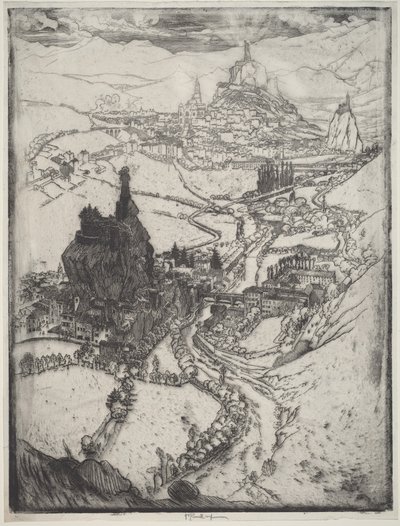 Le Puy af Joseph Pennell