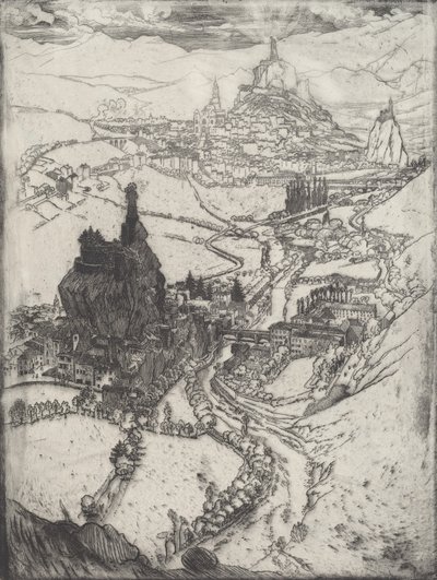 LePuy, 1894. af Joseph Pennell