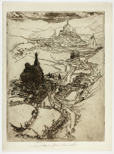Le Puy, tredje plade af Joseph Pennell