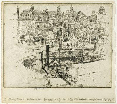 Lindsay Row, Chelsea af Joseph Pennell