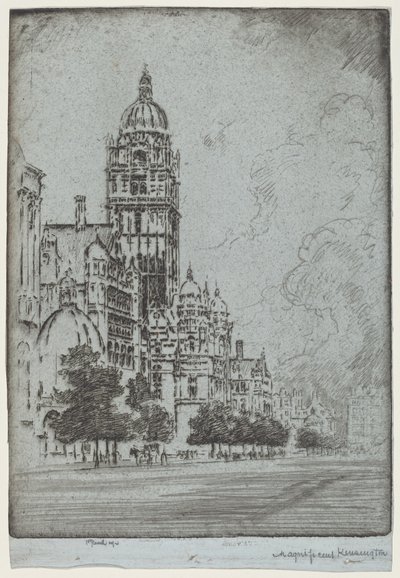 Storslåede Kensington af Joseph Pennell