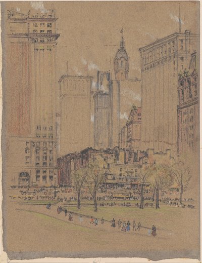 New York, det gamle og det nye af Joseph Pennell