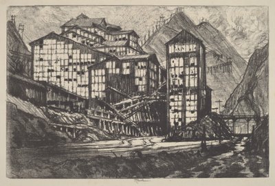 Gamle millioner øjne af Joseph Pennell
