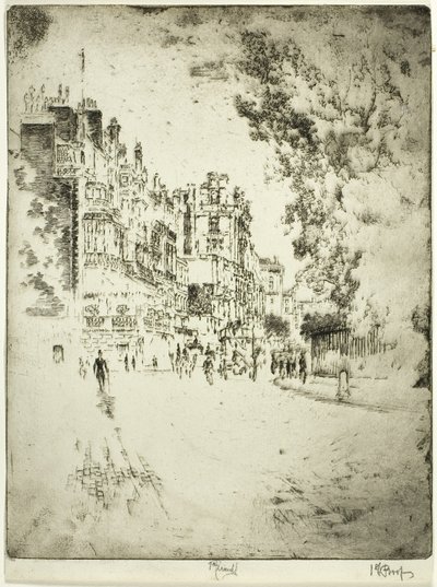 Park Lane af Joseph Pennell
