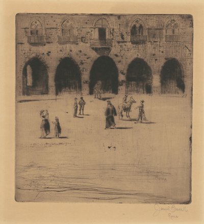 Rådhus, Pistoia af Joseph Pennell