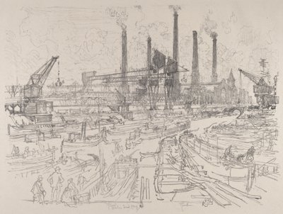 Power-House, Berlin af Joseph Pennell