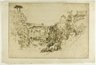 Stenbrud ved Girgenti af Joseph Pennell