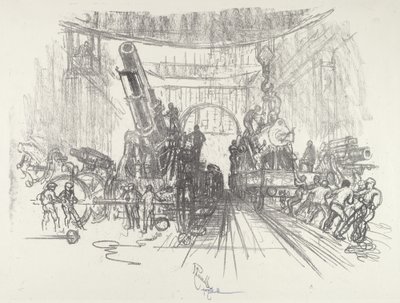 Klar til krig, 1916. af Joseph Pennell