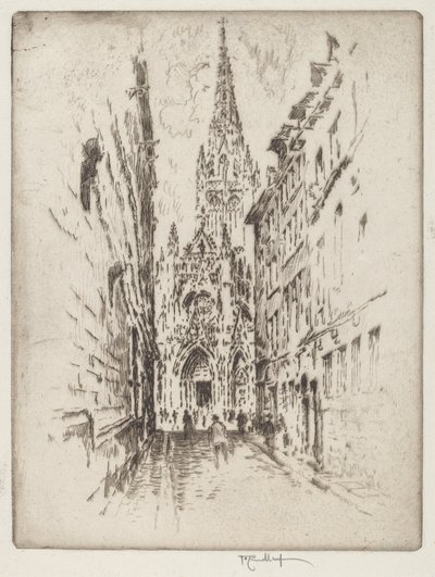 San Maclou, Rouen af Joseph Pennell