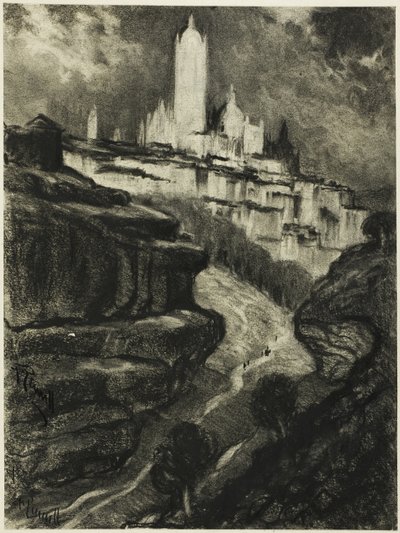 Segovia af Joseph Pennell
