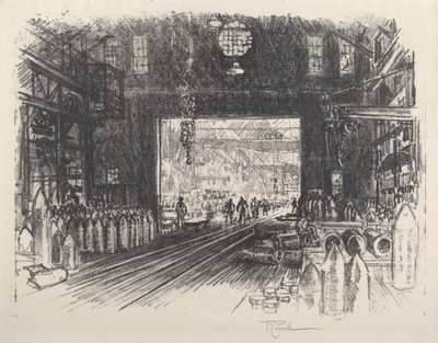 Granatfabrik, nr. II af Joseph Pennell