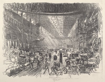 Shell Factory, No.I af Joseph Pennell