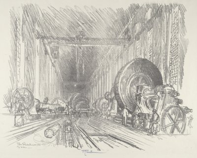 Krigsbasilikaen, 1916. af Joseph Pennell