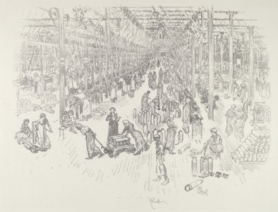 De Tusind Pigers Bugt, 1916. af Joseph Pennell