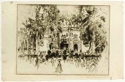 Katedralen, Panama af Joseph Pennell