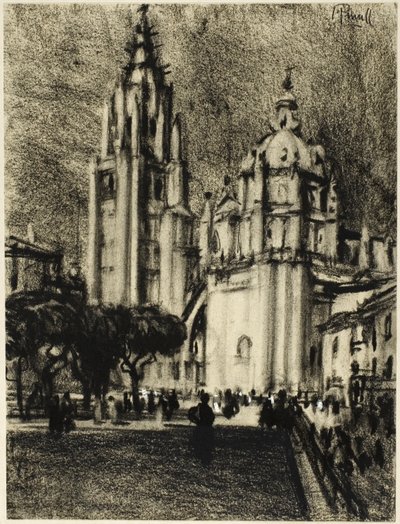Katedralen, Toledo af Joseph Pennell