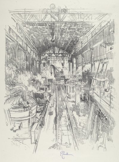 Kedlerne, 1916. af Joseph Pennell
