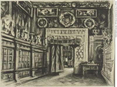 Kapitelhuset, Toledo-katedralen af Joseph Pennell