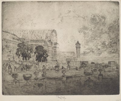 Krystalpaladset af Joseph Pennell