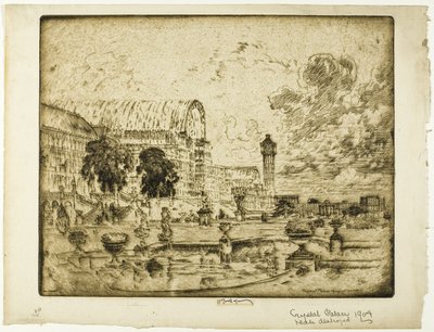 Krystalpaladset af Joseph Pennell