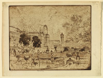 Crystal Palace, London af Joseph Pennell