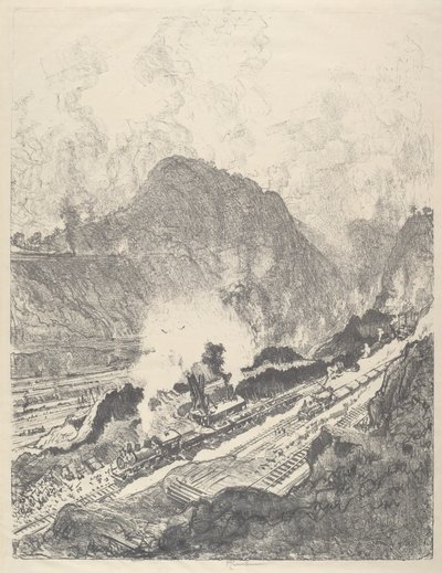 Snittet fra Culebra af Joseph Pennell