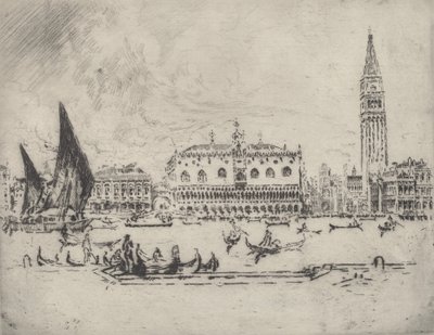 Dogepaladset, 1883. af Joseph Pennell