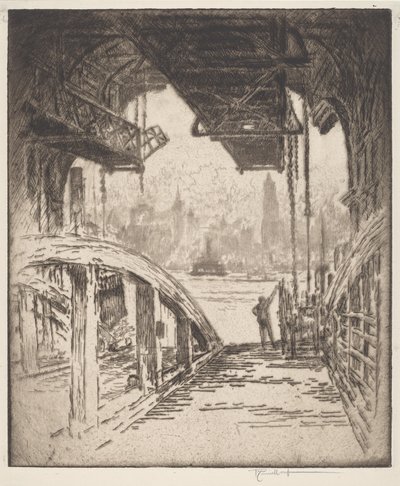 Færgehuset af Joseph Pennell