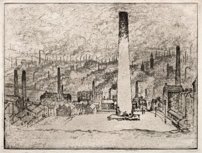 Den Store Skorsten, Bradford af Joseph Pennell