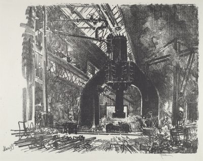 Den store hammer af Joseph Pennell