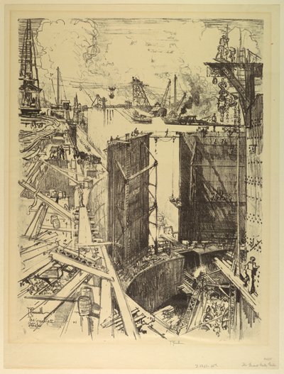 Vagtporten, Gatun af Joseph Pennell