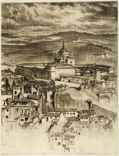 Hospice Saint John, Toledo af Joseph Pennell