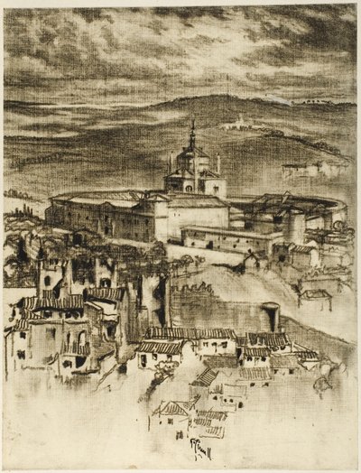 Hospice Saint John, Toledo af Joseph Pennell
