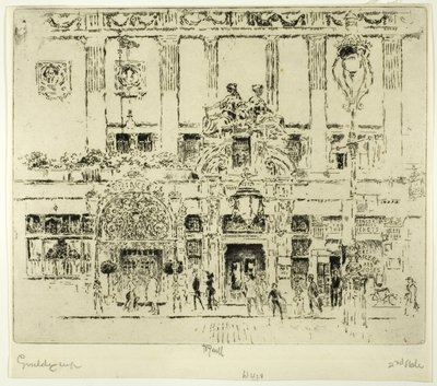 Instituttet, Piccadilly af Joseph Pennell