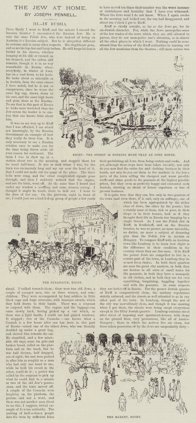 Der Jude zu Hause, von Joseph Pennell von Joseph Pennell