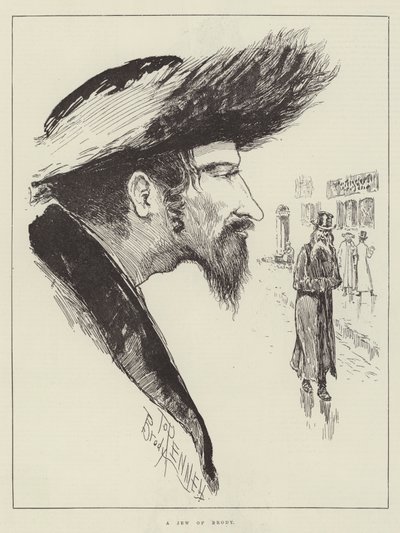 Jøden i hjemmet, af Joseph Pennell af Joseph Pennell