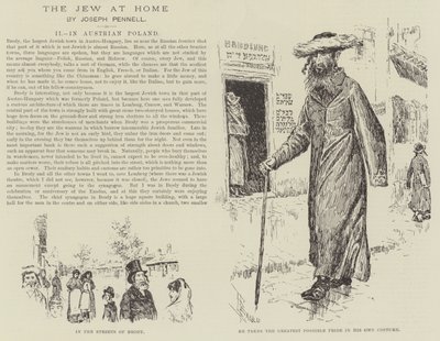 The Jew at Home, af Joseph Pennell af Joseph Pennell