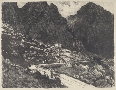 The Shining Rocks, Delphi af Joseph Pennell